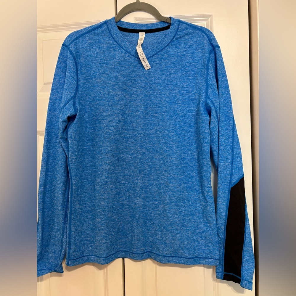 Lululemon Athletica Heathered Blue Tee
